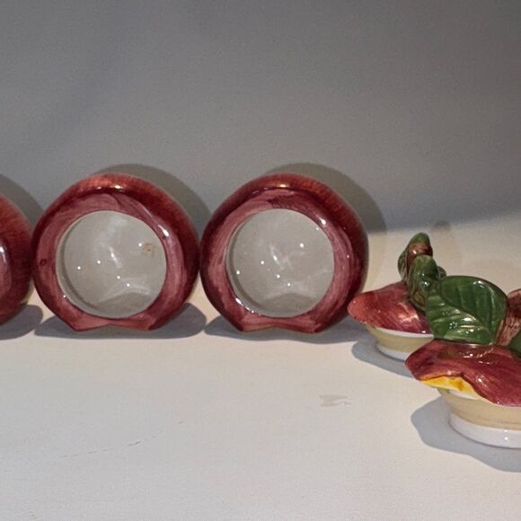 Apple Shaped Ceramic Containers - Picture 9 of 10